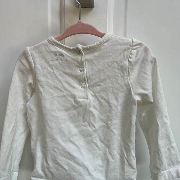 Little Me 24M White Long Sleeve Shirt - Picture 2 of 4
